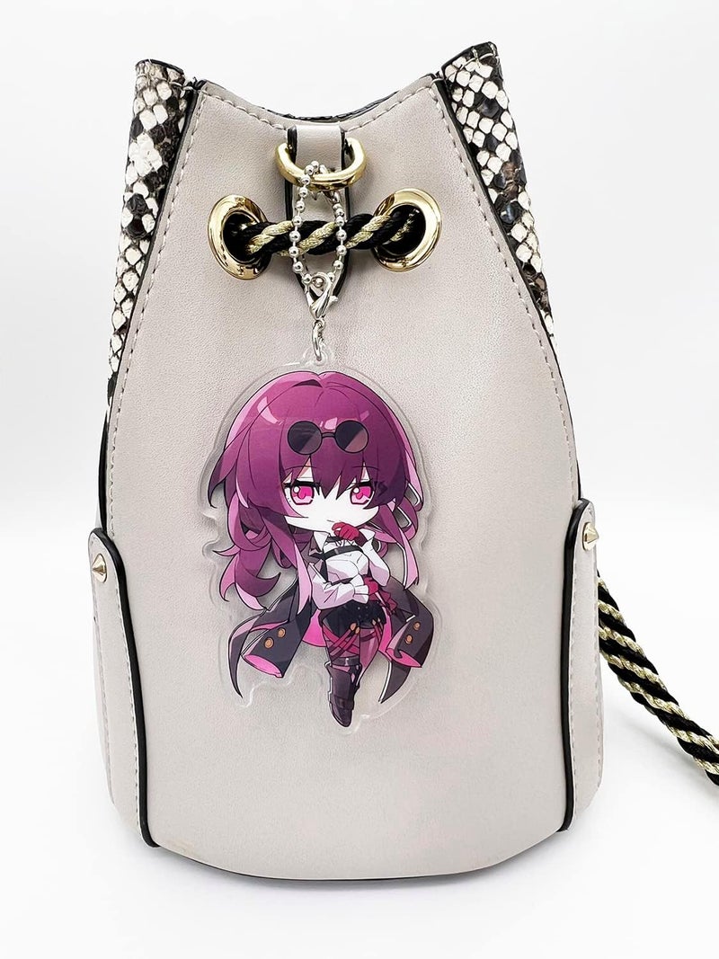YJacuing Honkai: Star Rail Chibi Cute Acrylic Stand Figure Keychain - Image 4